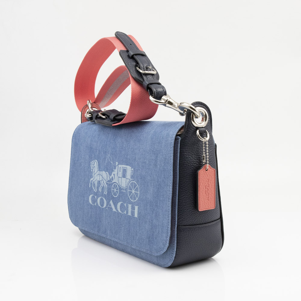 コーチ COACH ショルダーバッグ ロゴデニムJESメッセンジャー 91137 ...