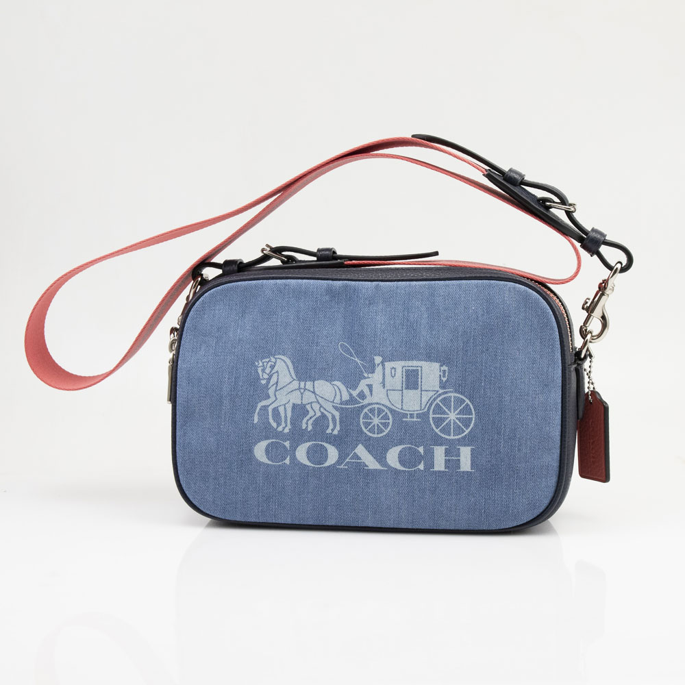 COACH コーチ ショルダーバッグ　デニム本日限定タイムセール