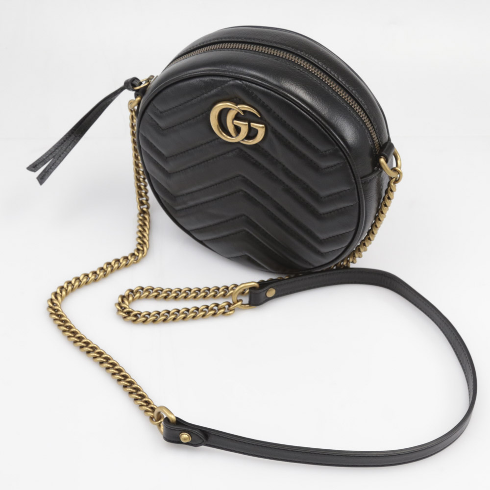 グッチ GUCCI ラウンドチェーンショルダーバッグ GG MARMONT 550154 0OLET【FITHOUSE ONLINE SHOP】