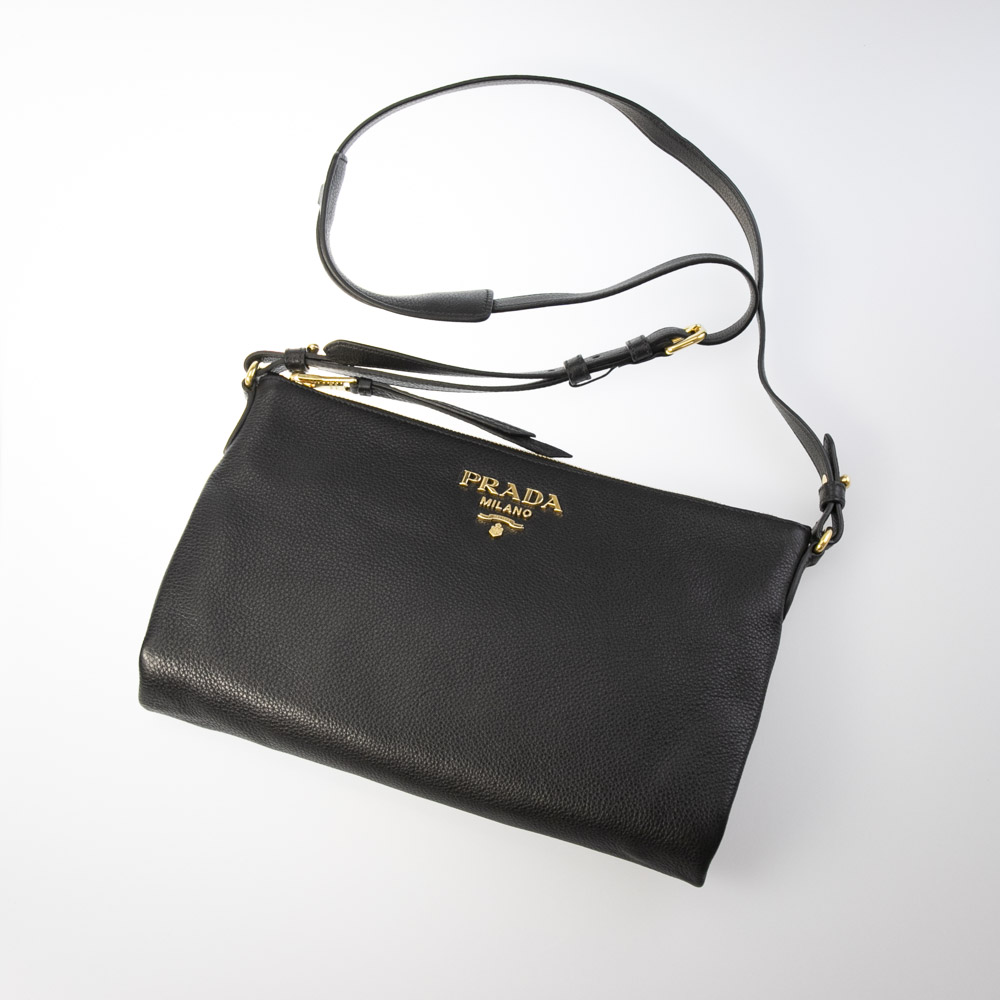 PRADA プラダ Vittello Daino Shoulder Bag - ショルダーバッグ