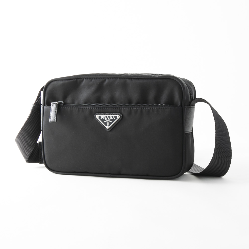 プラダ PRADA ショルダーバッグ VELA前ポケ付SD/NERO 1BC167-V44 