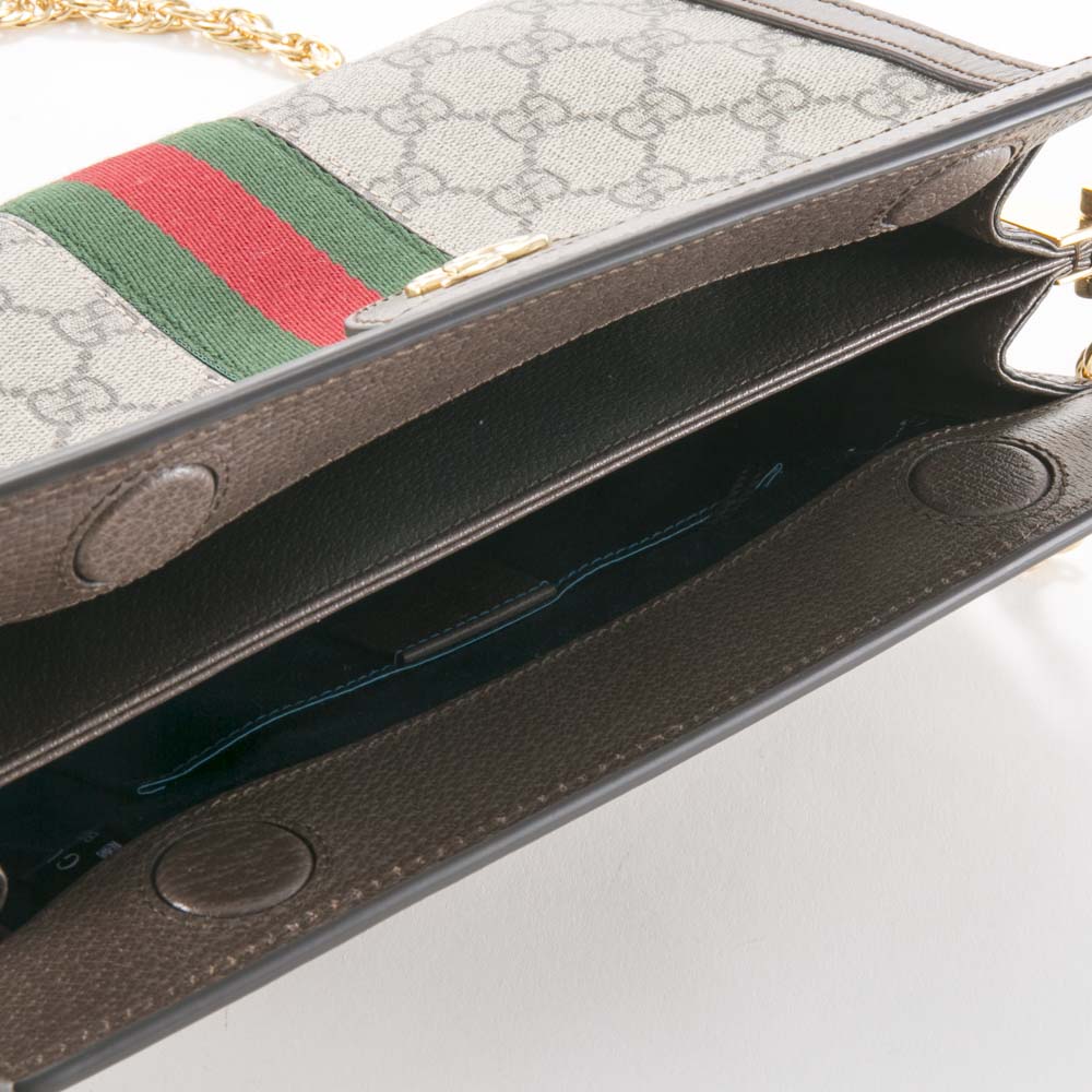 グッチ GUCCI GGスプリームチェーンショルダーバッグ OPHIDIA SM