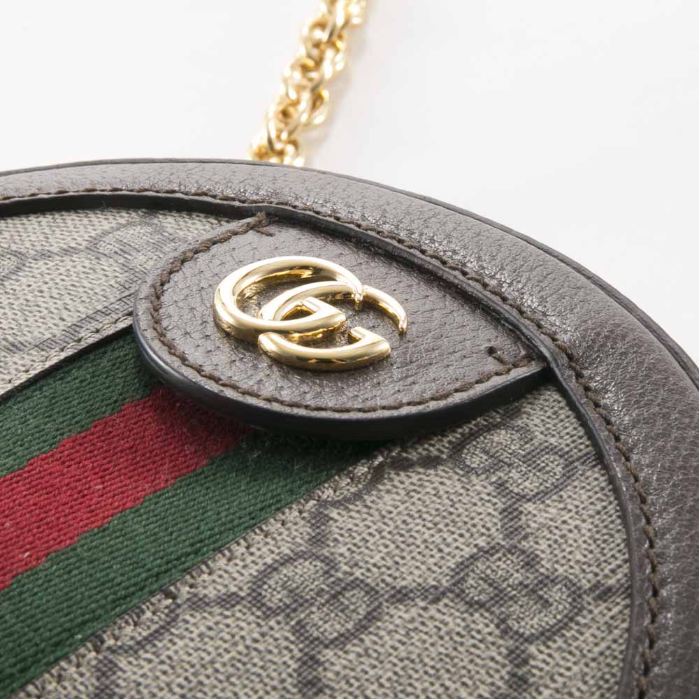 グッチ GUCCI GGスプリームラウンドミニチェーンショルダーバッグ OPHIDIA 550618 96I3B【FITHOUSE ONLINE SHOP】