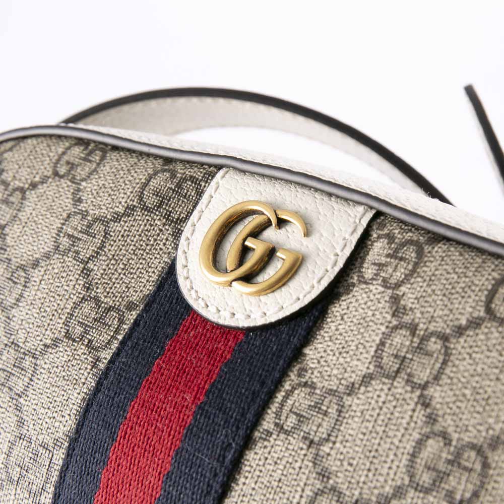 グッチ GUCCI GGスプリーム OPHIDIA SM ショルダーバッグ 681064 96IWT/ガンメタ【FITHOUSE ONLINE SHOP】