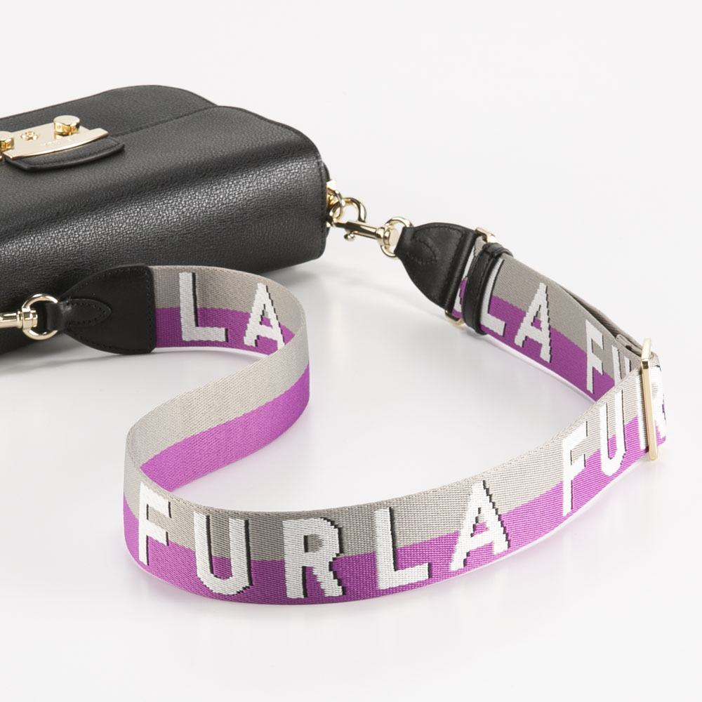 FURLA METROPOLIS S CROSSBODY WEBBING STRAP