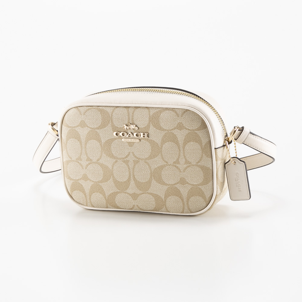 コーチ COACH ショルダーバッグ カメラバッグ シグネチャーキャンバス
