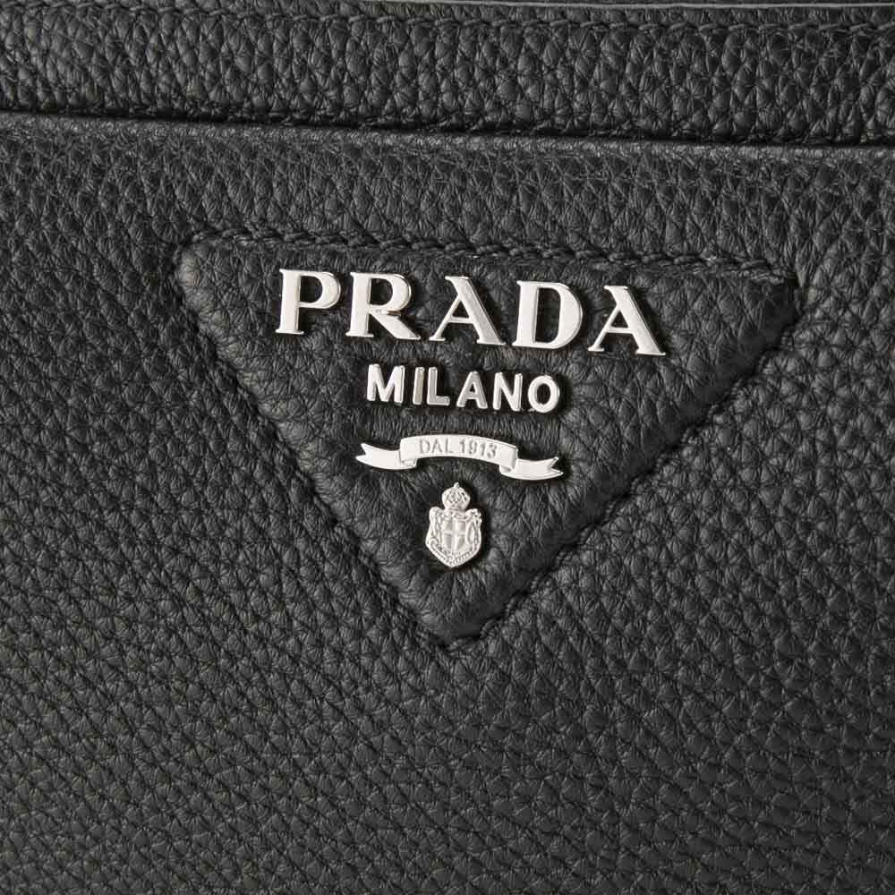 プラダ PRADA VITTELO DAINO SOFT ダブルファスナーショルダーバッグ 1BH082 2DKV 3OM【FITHOUSE ONLINE SHOP】