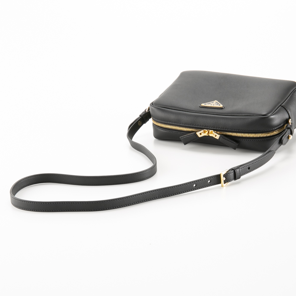 プラダ PRADA SOFT GRAIN Wファスナーショルダーバッグ 1BH216 2CYS RVO【FITHOUSE ONLINE SHOP】
