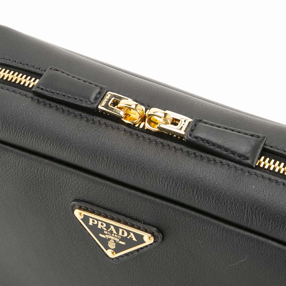 プラダ PRADA SOFT GRAIN Wファスナーショルダーバッグ 1BH216 2CYS RVO【FITHOUSE ONLINE SHOP】