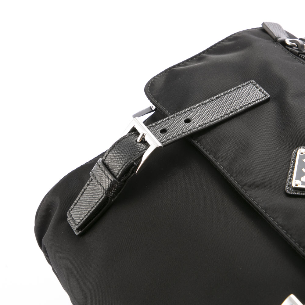 プラダ PRADA ReNylon フラップWベルトショルダーバッグ ポーチ付き 1BD953 RV44 B1M【FITHOUSE ONLINE SHOP】