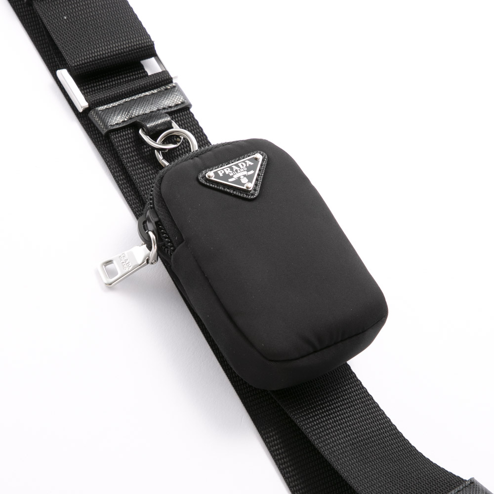プラダ PRADA ReNylon 前ポケット付きショルダーバッグ 1BC167 RV44 B1M【FITHOUSE ONLINE SHOP】
