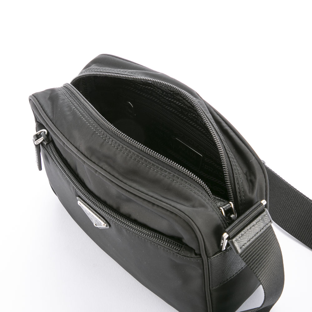 プラダ PRADA ReNylon 前ポケット付きショルダーバッグ 1BC167 RV44 B1M【FITHOUSE ONLINE SHOP】