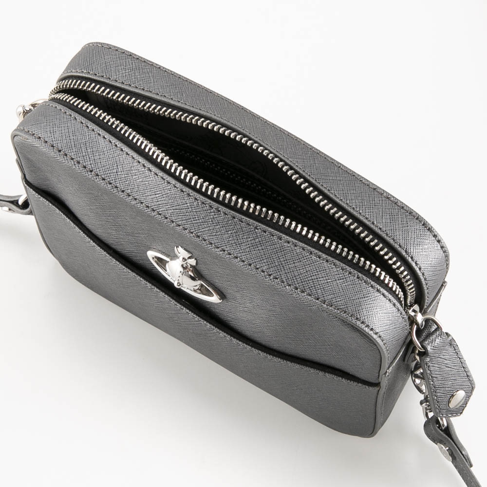ヴィヴィアンウエストウッド Vivienne Westwood ショルダーバッグ SAFFIANO CAMERA BAG 43030064-41214【FITHOUSE ONLINE SHOP】