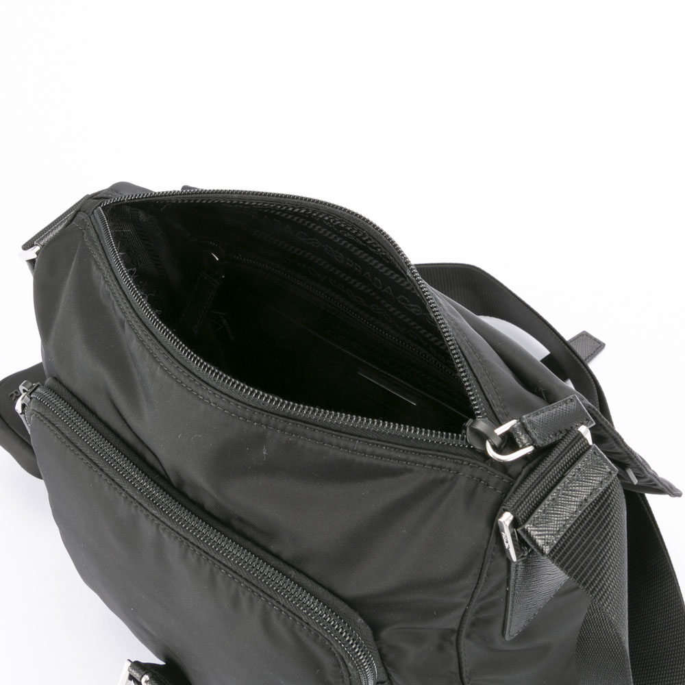 プラダ PRADA ショルダーバッグ ReNylon フラップベルトポシェット 1BD994 RV44 B1M【FITHOUSE ONLINE SHOP】