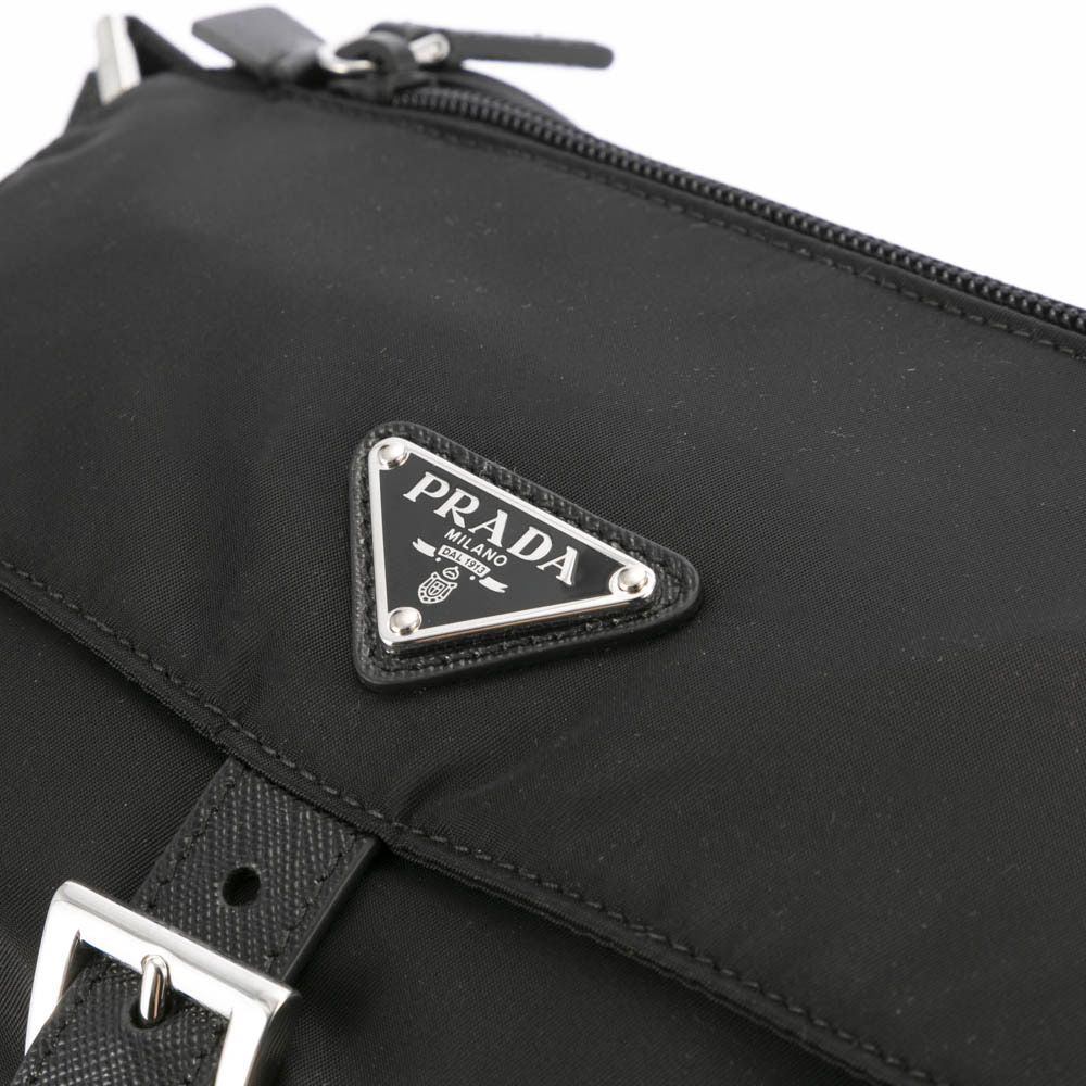 プラダ PRADA ショルダーバッグ ReNylon フラップベルトポシェット 1BD994 RV44 B1M【FITHOUSE ONLINE SHOP】