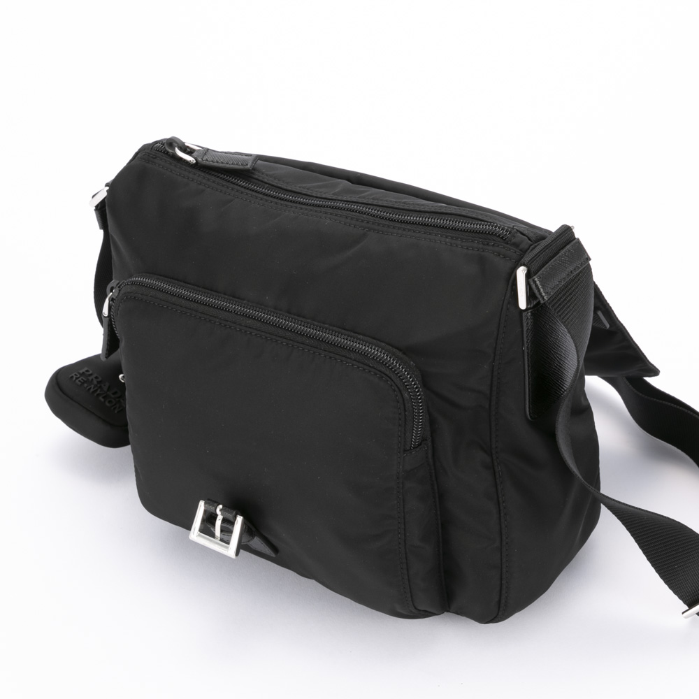 プラダ PRADA ショルダーバッグ ReNylon フラップベルトポシェット 1BD994 RV44 B1M【FITHOUSE ONLINE SHOP】