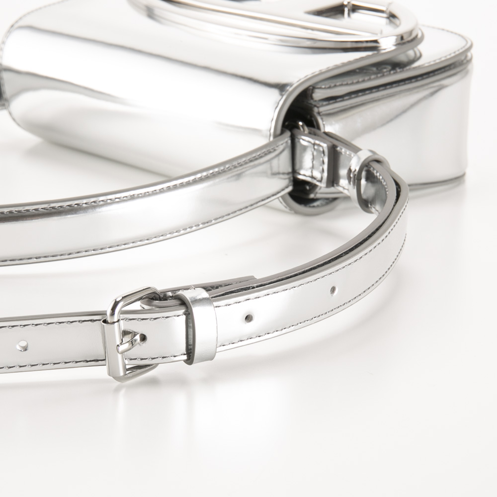 ディーゼル DIESEL ショルダーバッグ 1DR ミラーレザー クロスボディバッグ X08396PS202【FITHOUSE ONLINE SHOP】