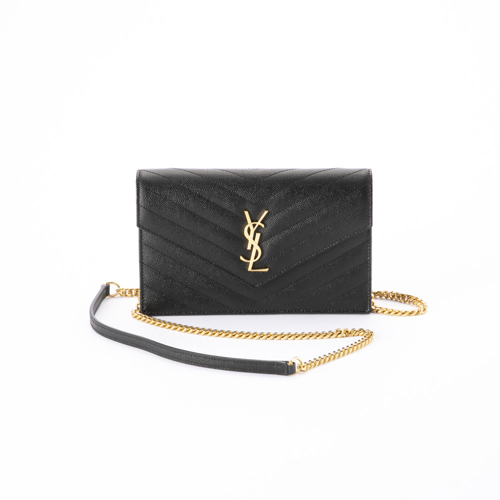 サンローラン SAINT LAURENT ショルダーバッグ カサンドラ エンベロープ チェーンウォレット 742920BOW01【FITHOUSE ONLINE SHOP】