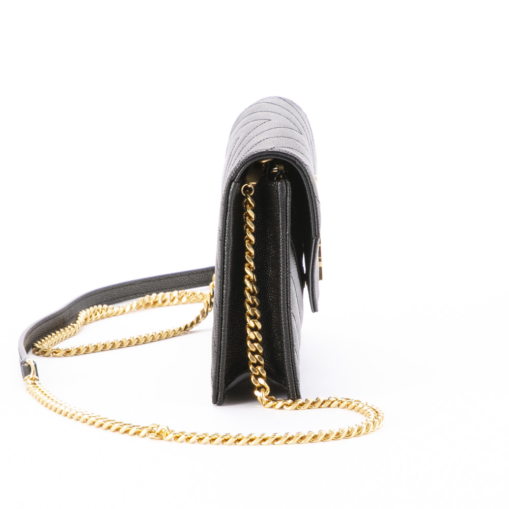 サンローラン SAINT LAURENT ショルダーバッグ カサンドラ エンベロープ チェーンウォレット 742920BOW01【FITHOUSE ONLINE SHOP】