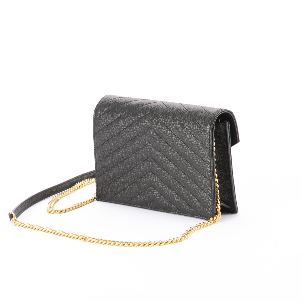 サンローラン SAINT LAURENT ショルダーバッグ カサンドラ エンベロープ チェーンウォレット 742920BOW01【FITHOUSE ONLINE SHOP】