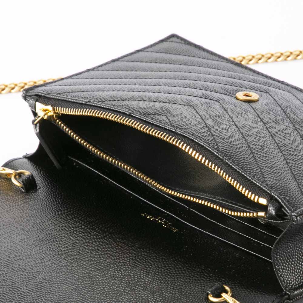 サンローラン SAINT LAURENT ショルダーバッグ カサンドラ エンベロープ チェーンウォレット 742920BOW01【FITHOUSE ONLINE SHOP】