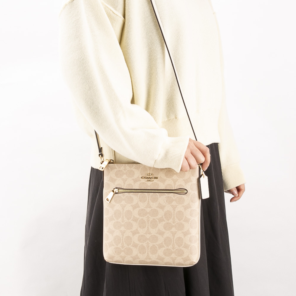 コーチ COACH ショルダーバッグ シグネチャー ミニローワン ファイルバッグ CW325【FITHOUSE ONLINE SHOP】