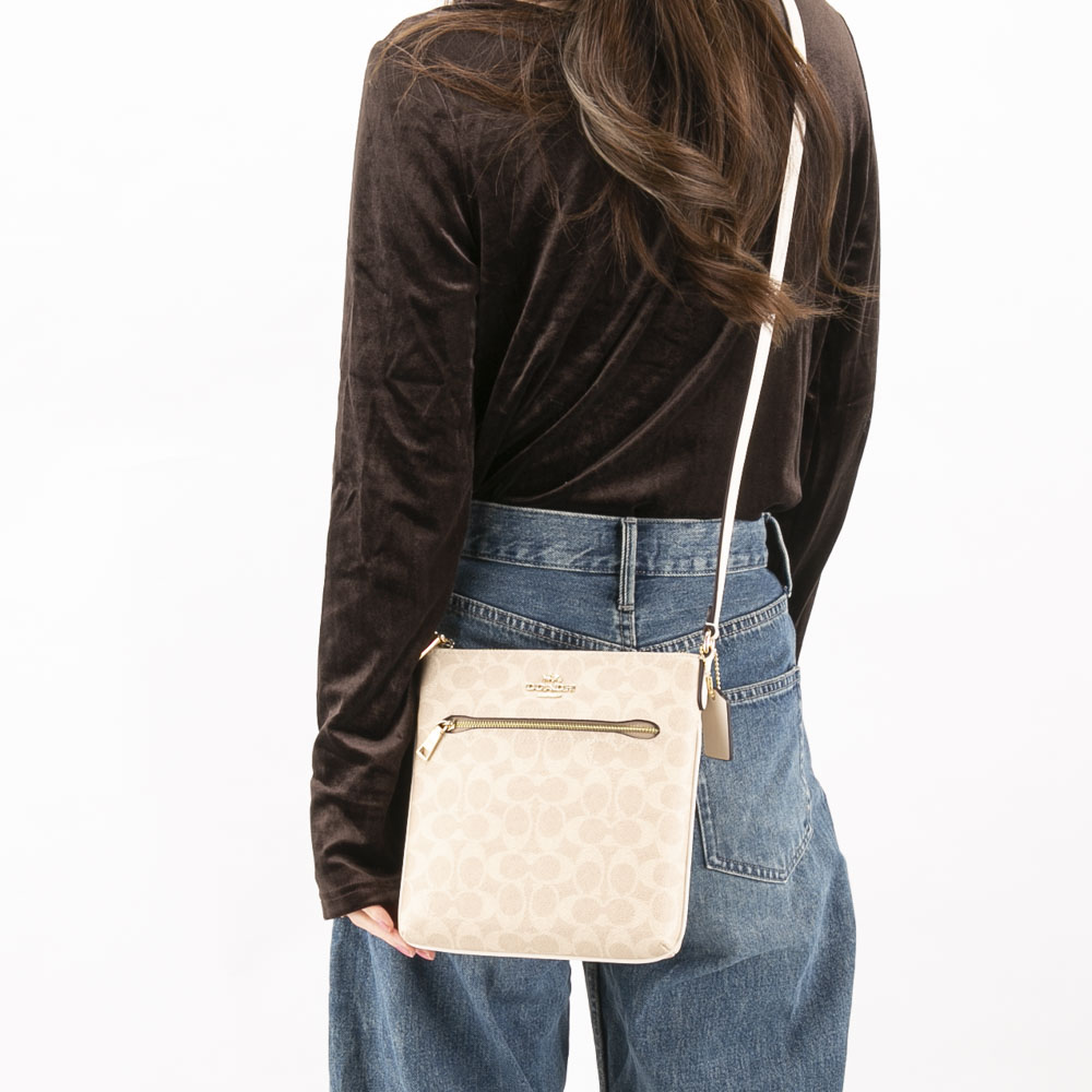 コーチ COACH ショルダーバッグ シグネチャー ミニローワン ファイルバッグ CW325【FITHOUSE ONLINE SHOP】