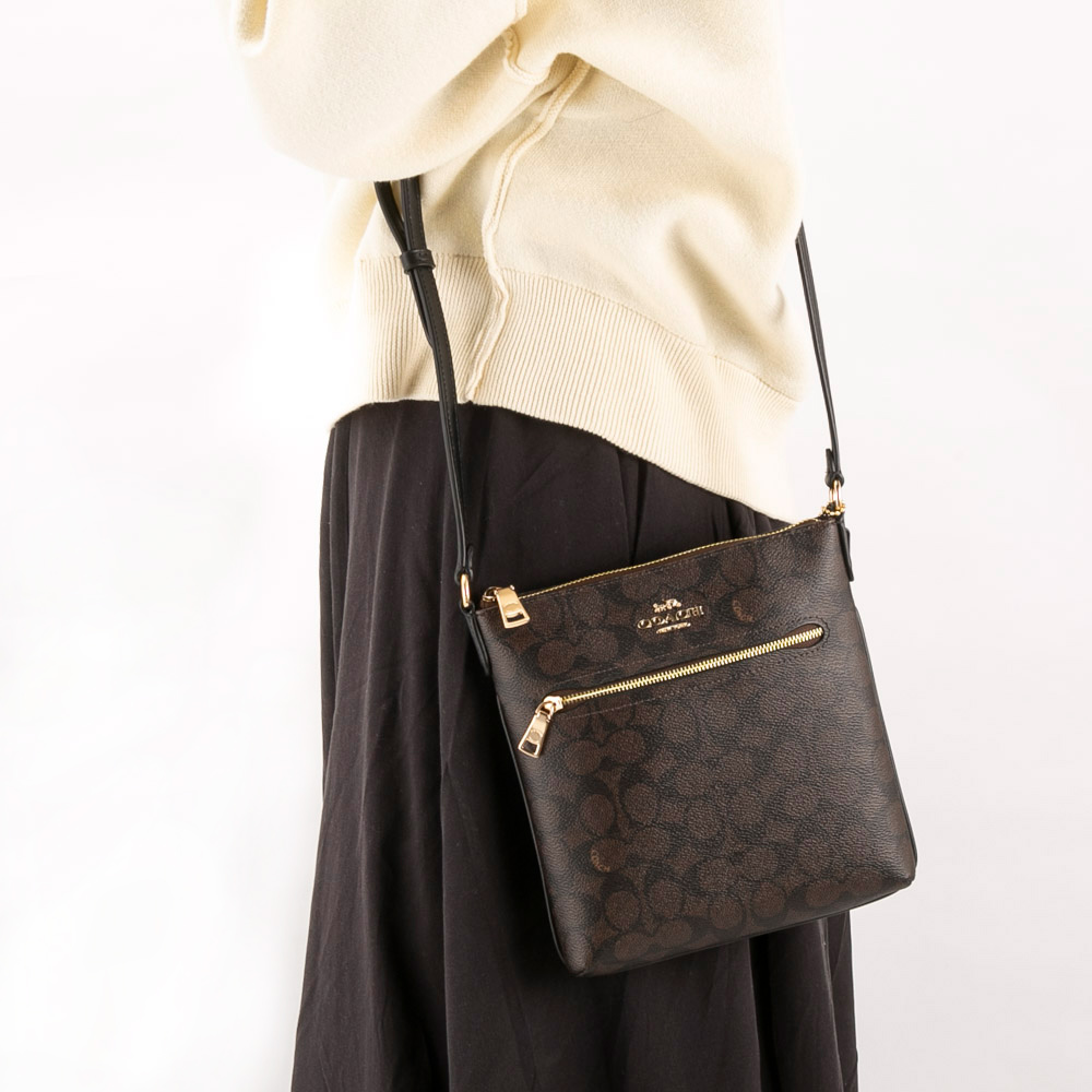 コーチ COACH ショルダーバッグ シグネチャー ミニローワン ファイルバッグ CW325【FITHOUSE ONLINE SHOP】