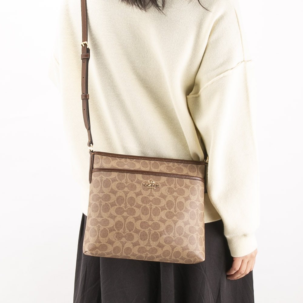 コーチ COACH ショルダーバッグ シグネチャー ファイルバッグ CCQ21【FITHOUSE ONLINE SHOP】