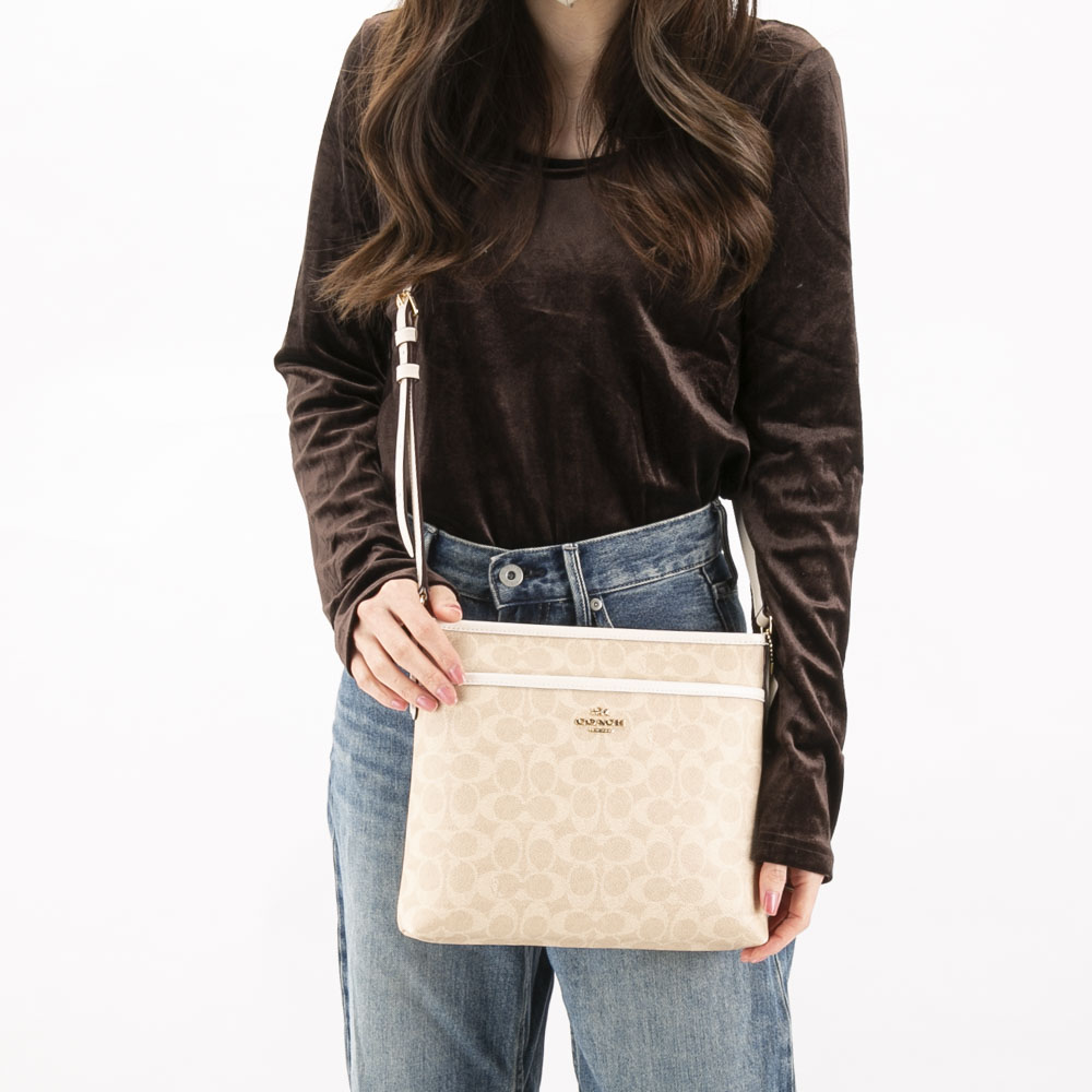 コーチ COACH ショルダーバッグ シグネチャー ファイルバッグ CCQ21【FITHOUSE ONLINE SHOP】