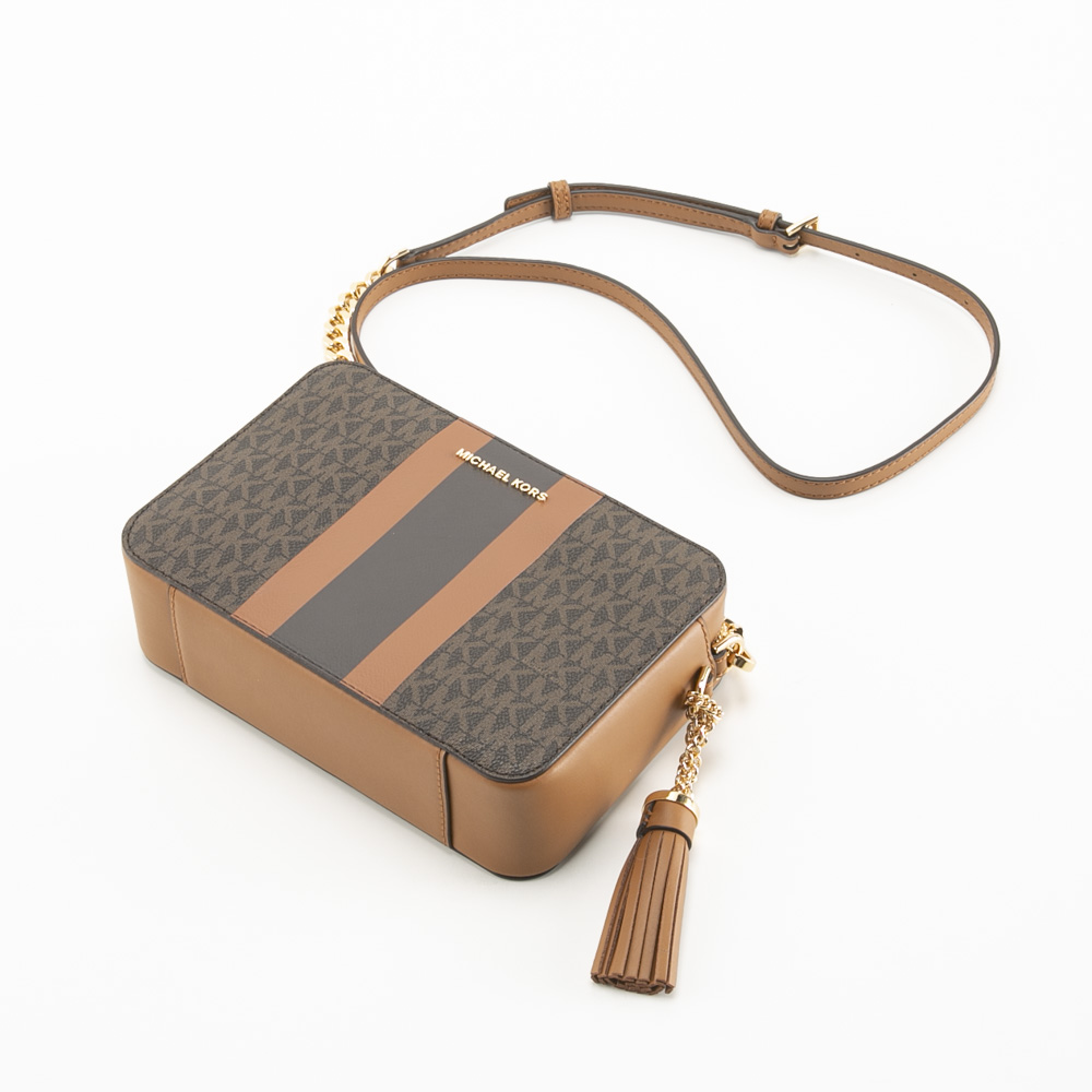 【特別価格】マイケルコース MICHAEL KORS ショルダーバッグ JET SET STRIPED EW CROSSBODY 32F9GJ6C2B【FITHOUSE ONLINE SHOP】