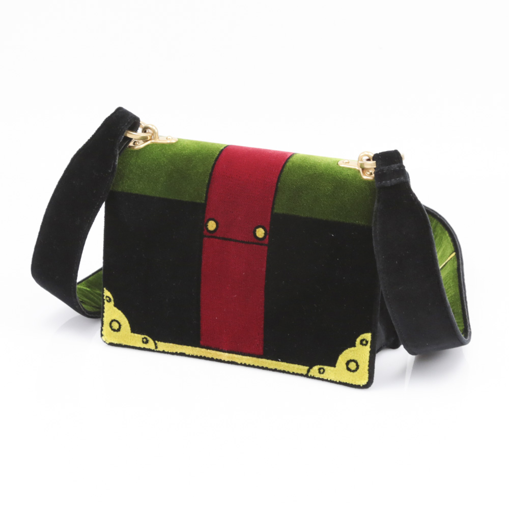 プラダ PRADA ショルダーバッグ VELLUTO PICAMO 1BD075-2BLF【FITHOUSE 