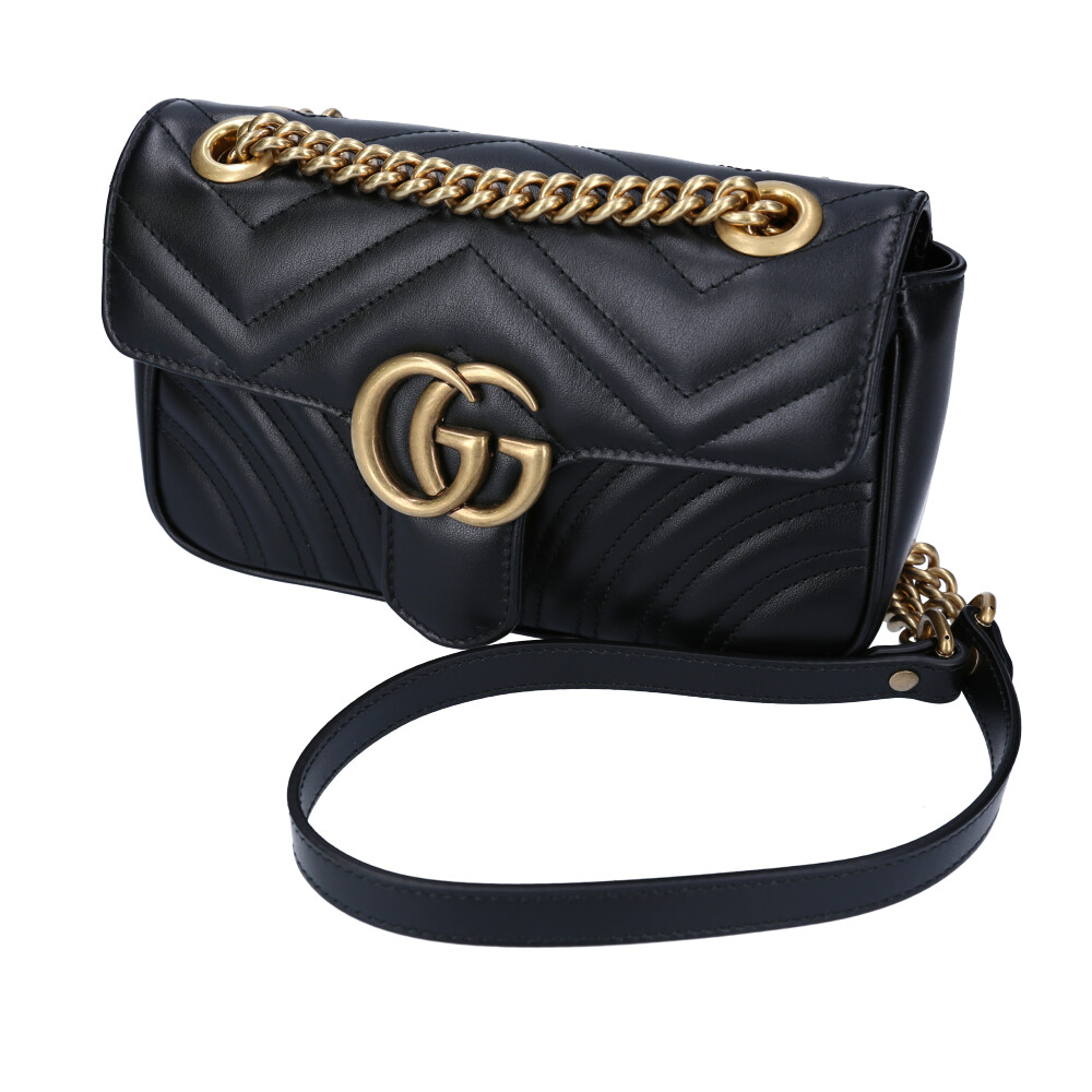 グッチ GUCCI GG MARMONT 2.0 GGマーモント キルティング ミニバッグ