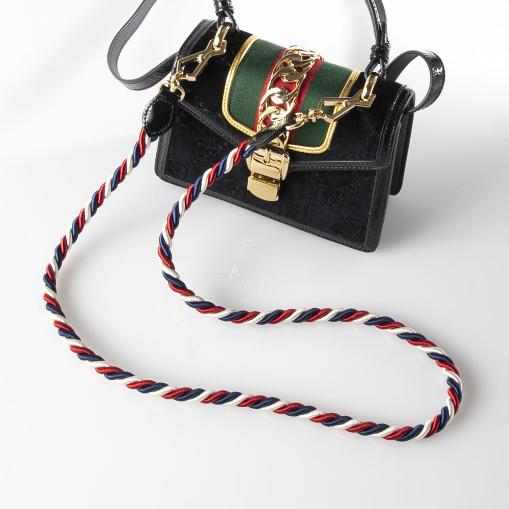 グッチ GUCCI ハンド・トートバッグ SYLVIE GGベルベットミニSD付き 470270 9JTFG【FITHOUSE ONLINE SHOP】