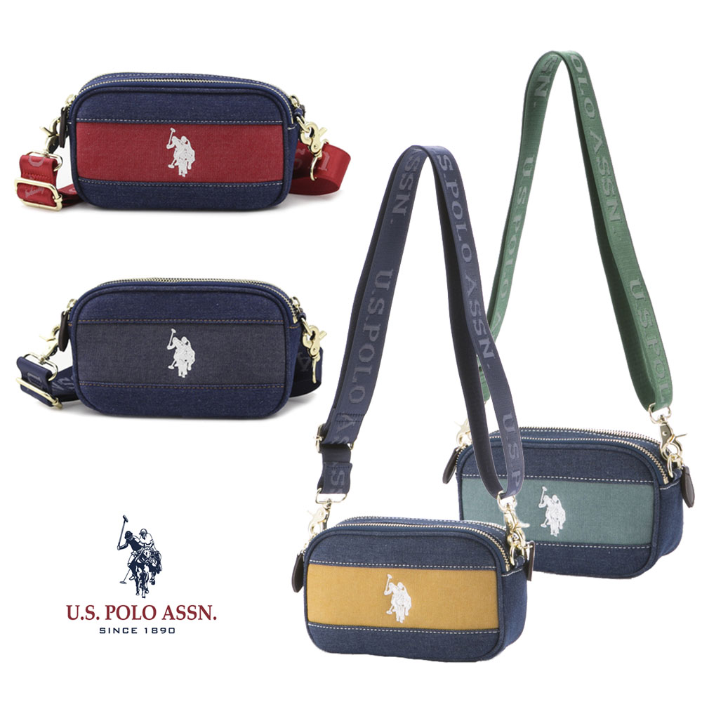 ユーエスポロアッスン Us Polo Assn ショルダーバッグ Wide Border ﾃﾞﾆﾑ ｼｮﾙﾀﾞｰs Uspa2525 フィットハウス公式オンラインショップ Fit House Online Shop