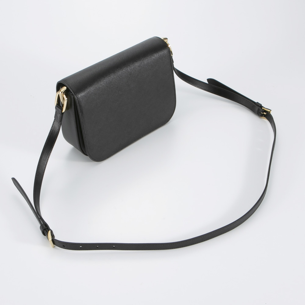 プラダ PRADA ショルダーバッグ SAFFIANO LUX EMBLEMEｼｮﾙﾀﾞｰ/NERO 