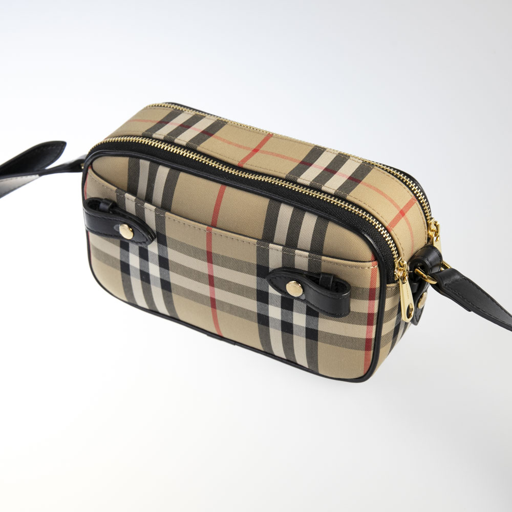 バーバリー BURBERRY ショルダーバッグ ヴィンテージチェック&レザーW 