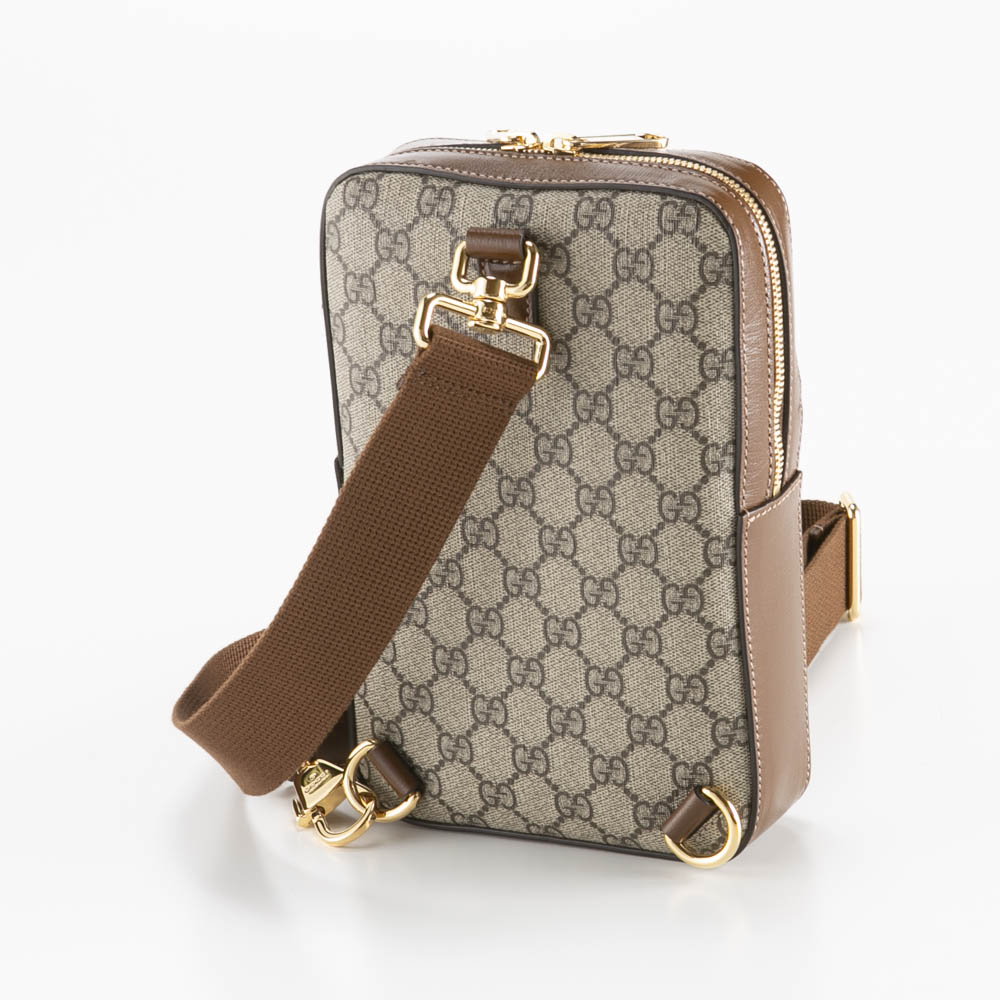 グッチ GUCCI ウエスト・ボディバッグ GGスプリーム インターロッキングG スリングバックパック 696016 92THG【FITHOUSE ONLINE SHOP】