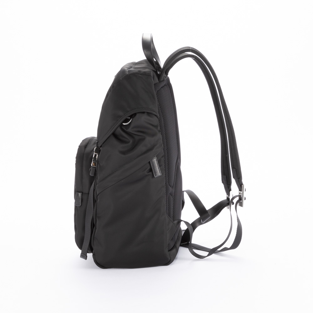 プラダ PRADA ReNylon+SAFFIANO 前ZIP付きバックパック 2VZ135 プラダ PRADA ReNylon+SAFFIANO 前ZIP付きバックパック 2VZ135