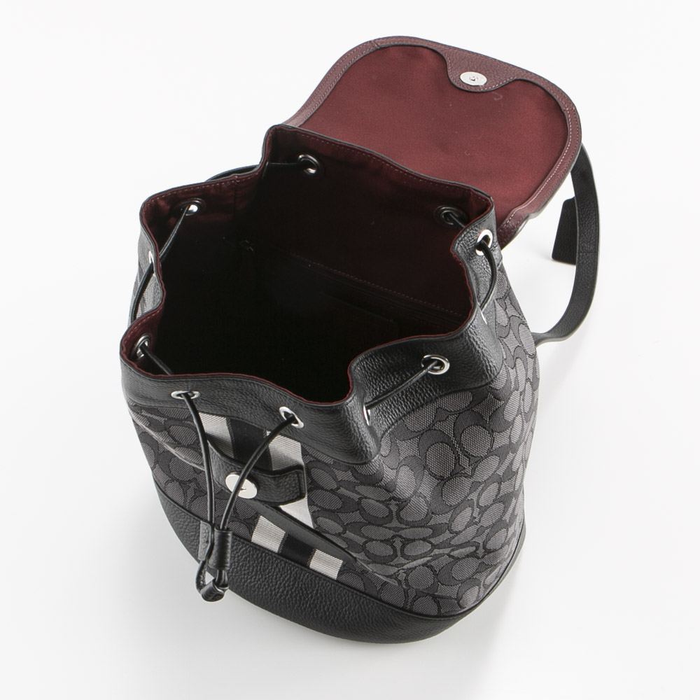 コーチ COACH デンプシー シグネチャー ストライプ バックパック