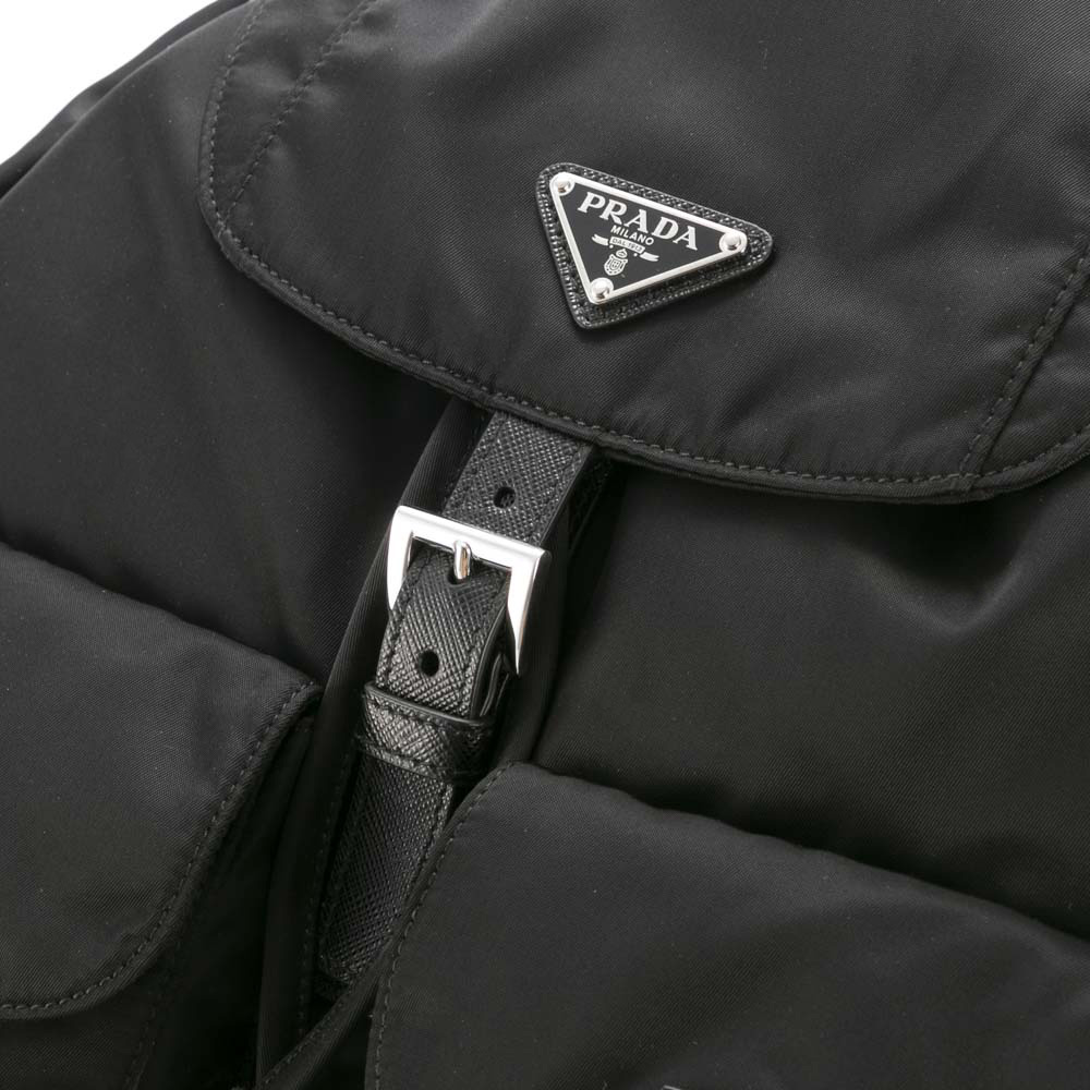 プラダ PRADA ReNylon Wポケット付きリュック 1BZ811 RV44 OTO【FITHOUSE ONLINE SHOP】