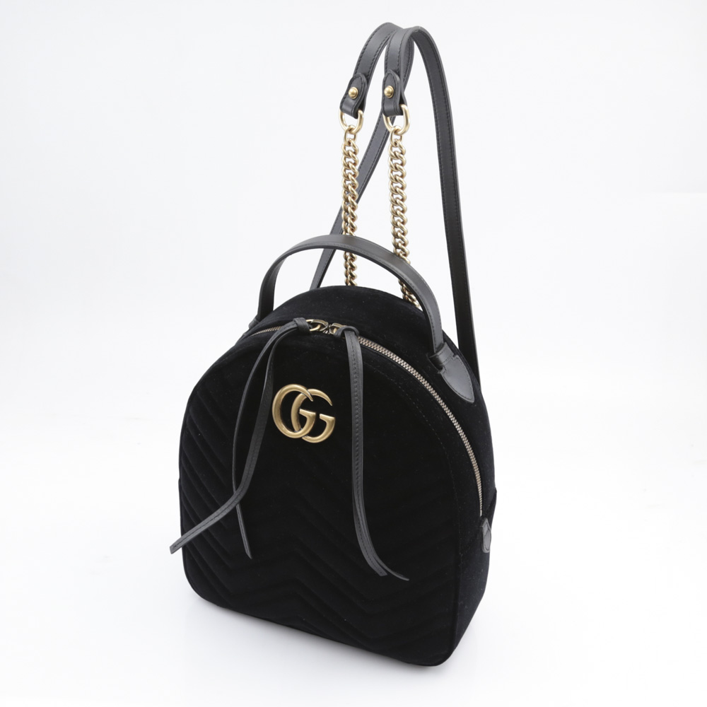 グッチ GUCCI GG MARMONT ベルベットリュック バックパック 524568