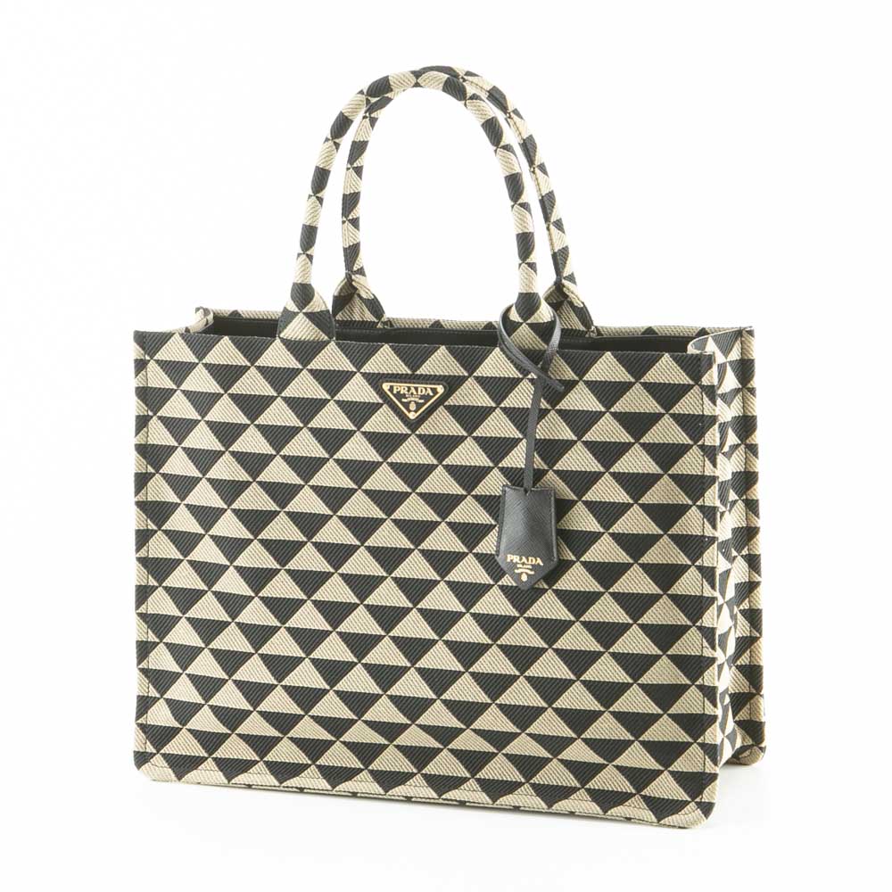 プラダ PRADA ハンド・トートバッグ TRIANGOLO JACQUARD TOTE 2VG099