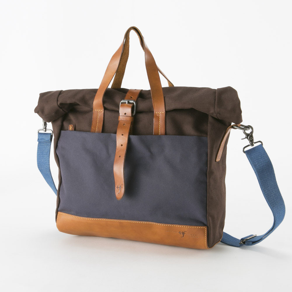 オフィチネフェデラーリ OFFICINE FEDERALI ロールアップラップトートCANVAS OF003-MBT【FITHOUSE ONLINE SHOP】