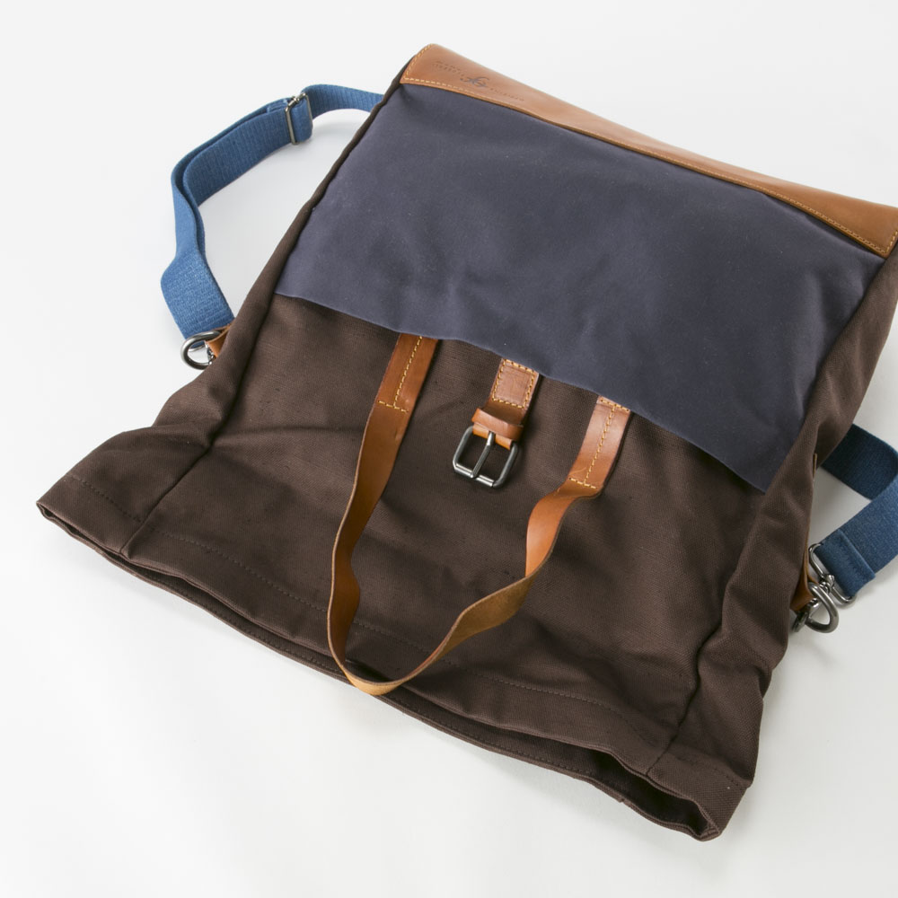 オフィチネフェデラーリ OFFICINE FEDERALI ロールアップラップトートCANVAS OF003-MBT【FITHOUSE ONLINE SHOP】