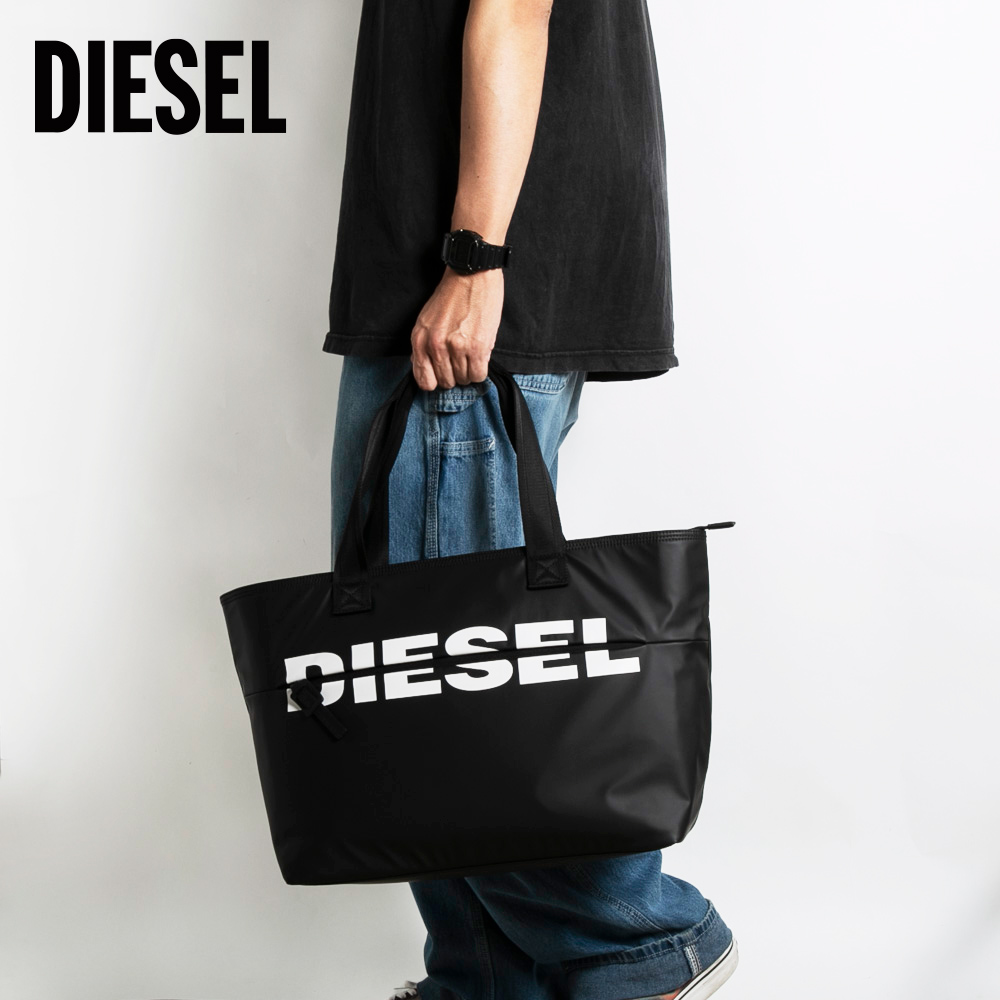 ディーゼル DIESEL REPRODUCTION BOLD MESSAGE F-BOLD ロゴトートバッグ X06248P1705【FITHOUSE ONLINE SHOP】