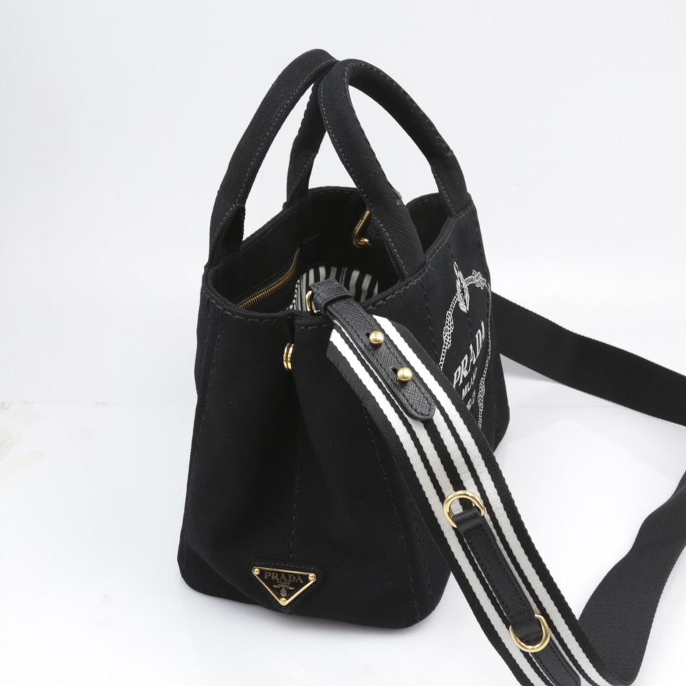 プラダ PRADA トートバッグ CANAPAトートストライプSD付/NE-TA 1BG439 