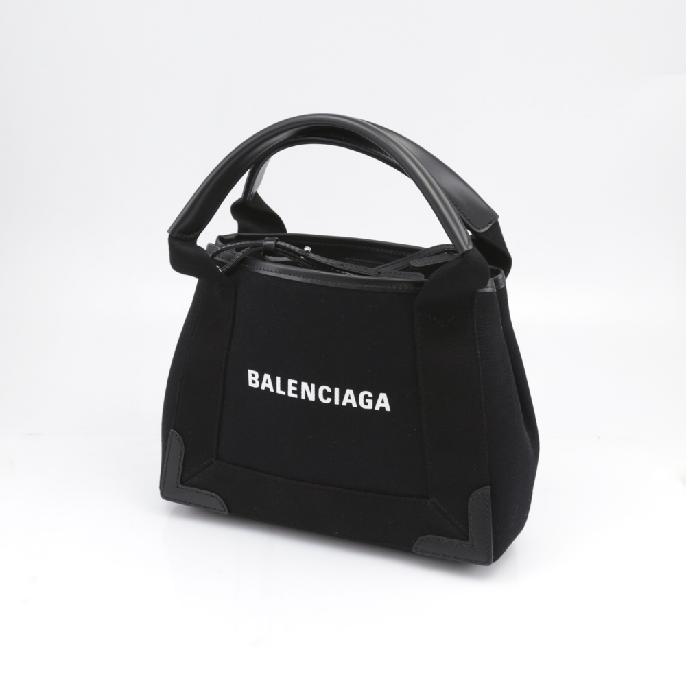 バレンシアガ BALENCIAGA ハンド・トートバッグ NAVY CABAS XS AJ バレンシアガ BALENCIAGA ハンド・トートバッグ NAVY CABAS XS AJ