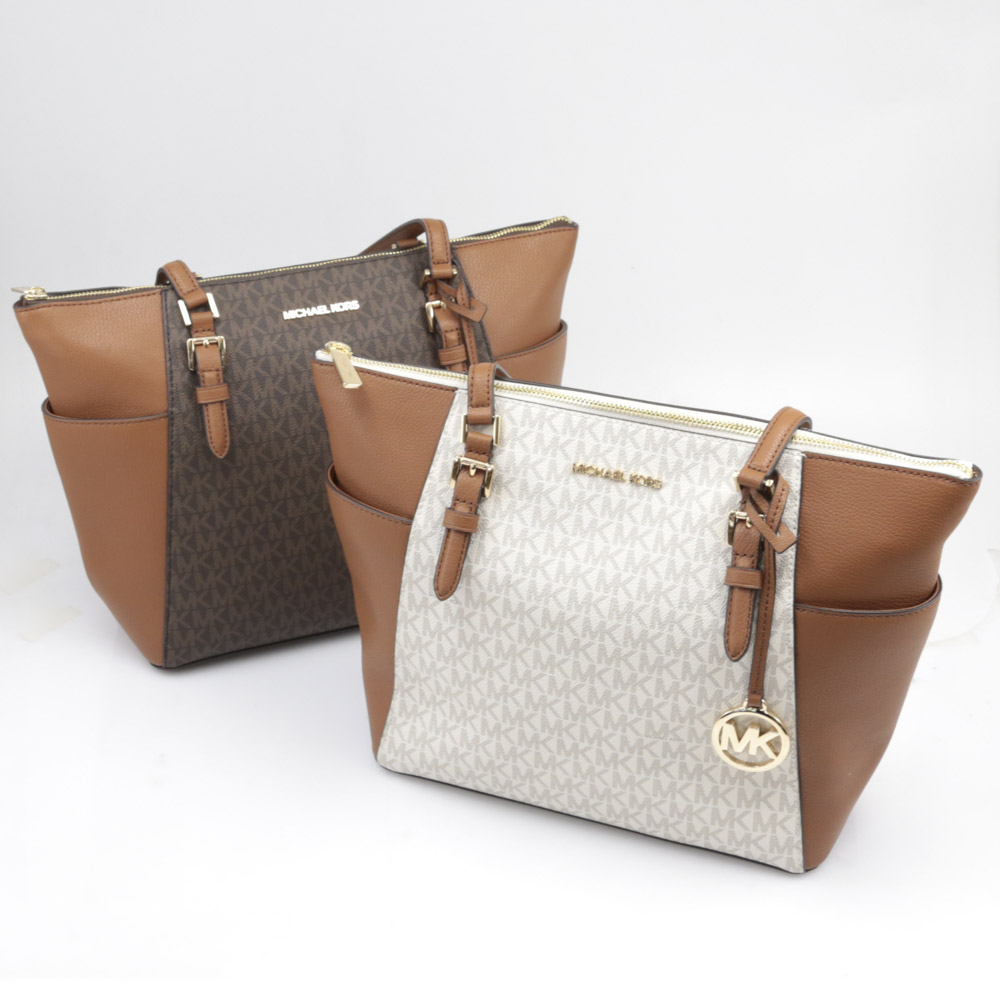 マイケルコース MICHAEL KORS トートバッグ CHARLOTTE シグネチャー LG 