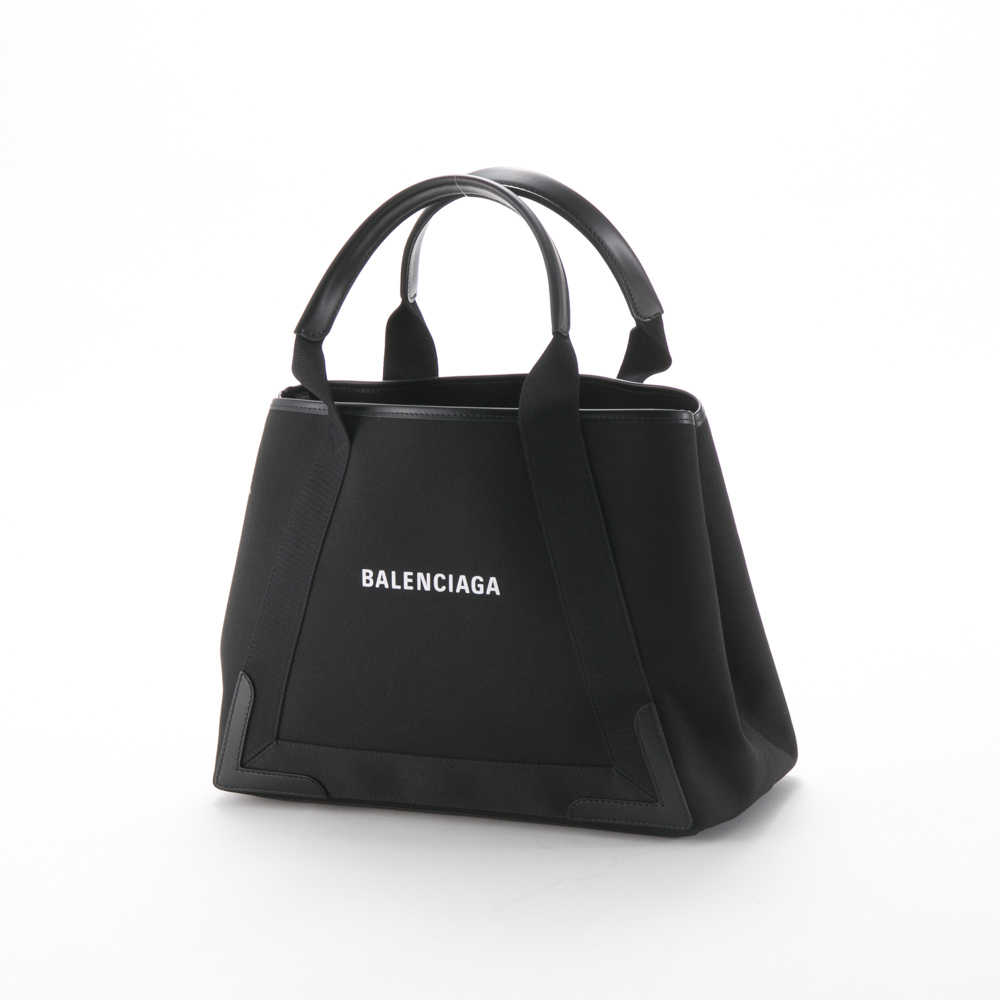 バレンシアガ BALENCIAGA NAVY CABAS MMキャンバストート 5812922HH3N【FITHOUSE ONLINE SHOP】